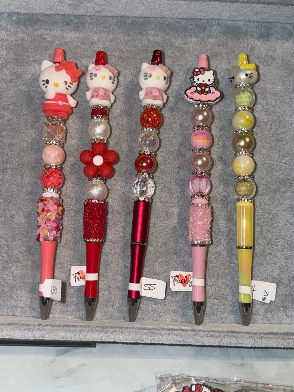 P1335 Handcrafted Beaded Decorative Ballpoint Pen - You choose